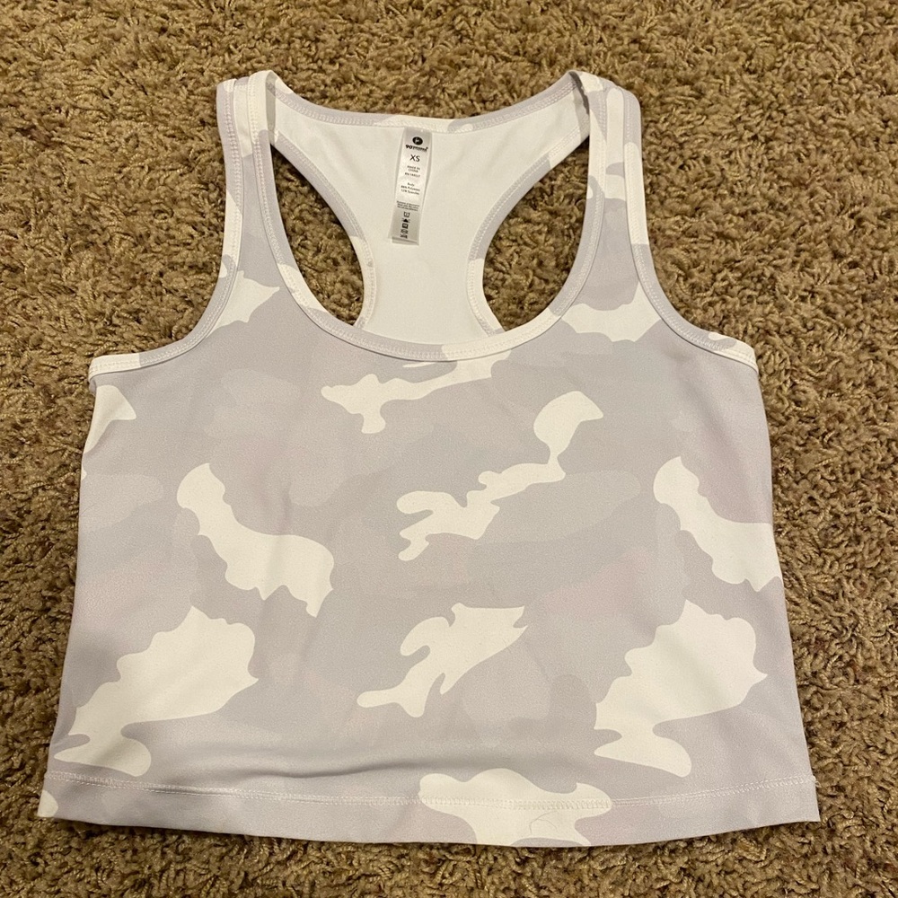 work out crop tank